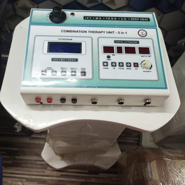 5 in 1 Combination Therapy Machine with IFT TENS Ultrasound Russian Current
